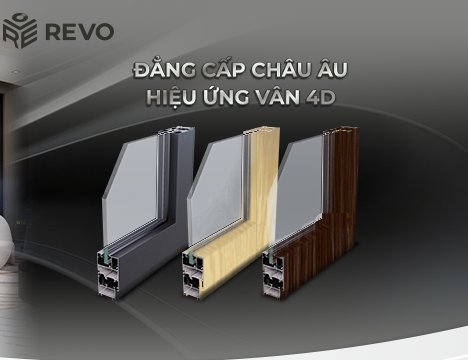 REVO ÁP DỤNG CÔNG NGHỆ FILM TRUYỀN NHIỆT 4D TRÊN MÀU SƠN CỬA