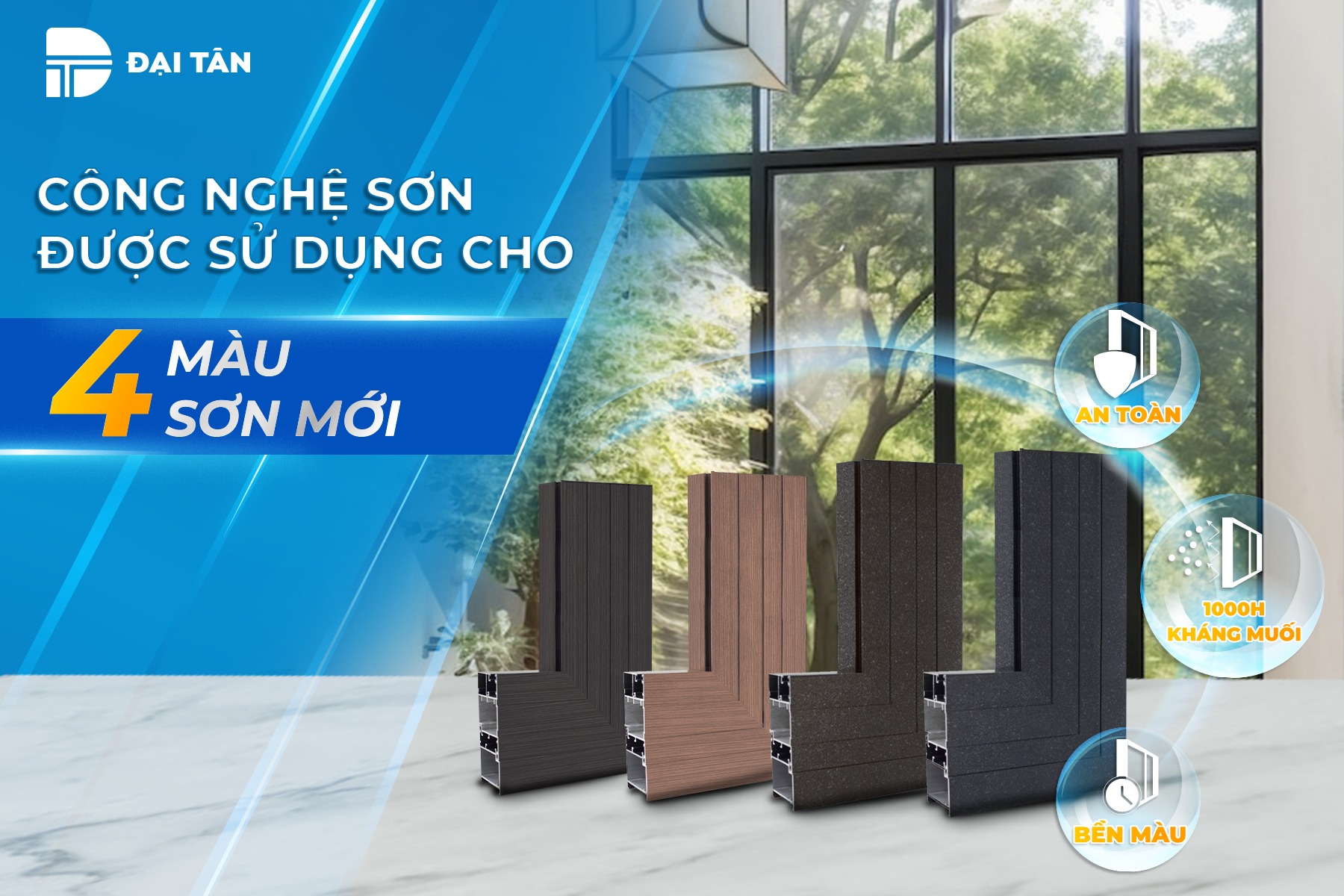 CÔNG NGHỆ SƠN ĐƯỢC SỬ DỤNG CHO 4 MÀU SƠN MỚI CỦA DT55
