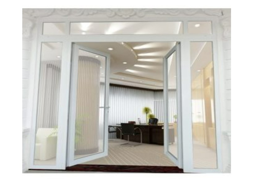 Cửa đi mở quay 2 cánh nhôm xingfa hệ 55