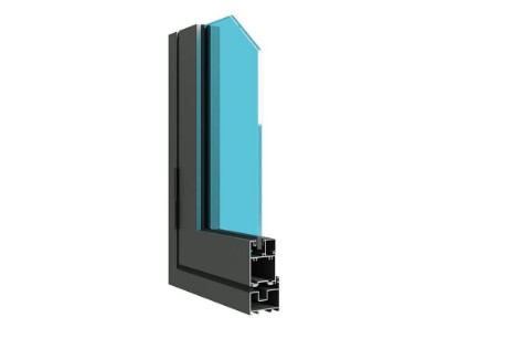 Cửa nhôm DT 2 cánh