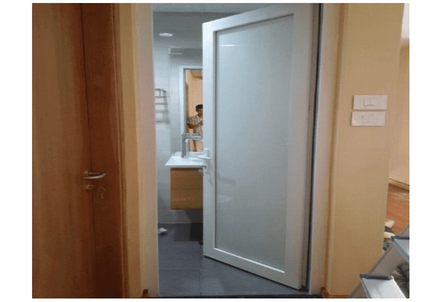 Cửa nhôm dành cho phòng tắm