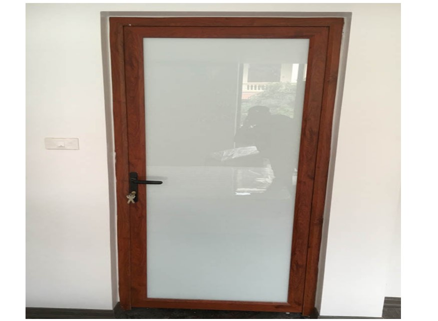 Cửa nhôm vân gỗ 1 cánh