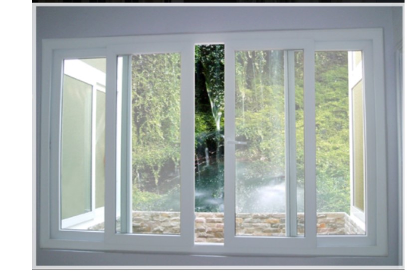 Dòng cửa nhôm màu trắng