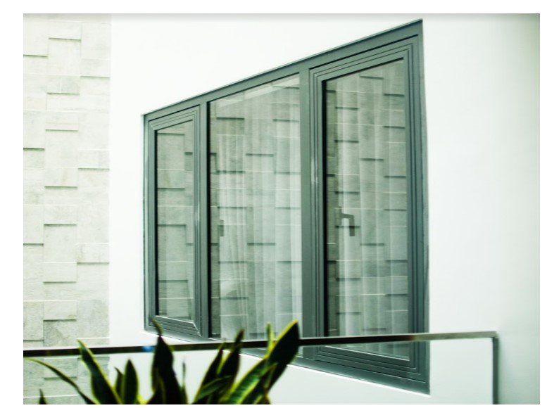 Mẫu cửa sổ mở quay 3 cánh