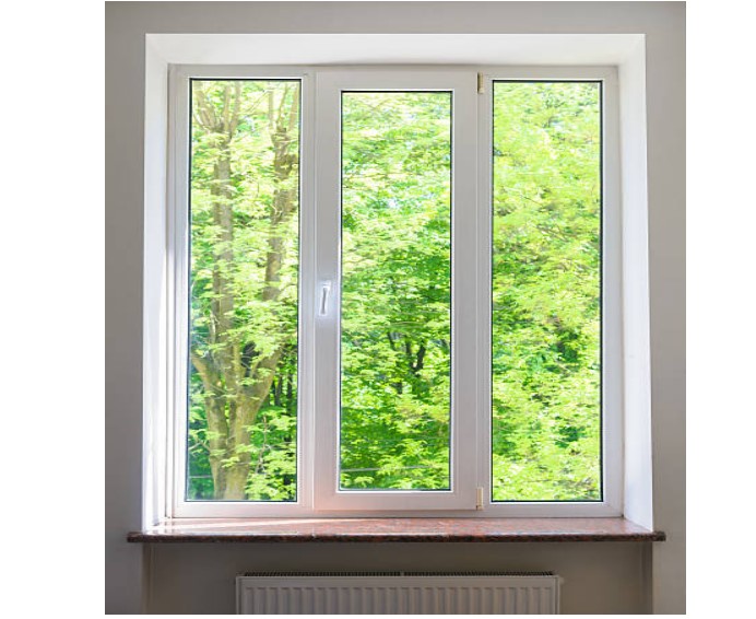 Dòng cửa nhôm màu trắng