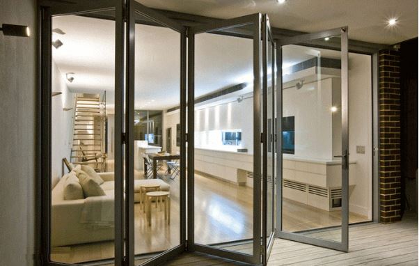 cửa xếp trượt 7 cánh