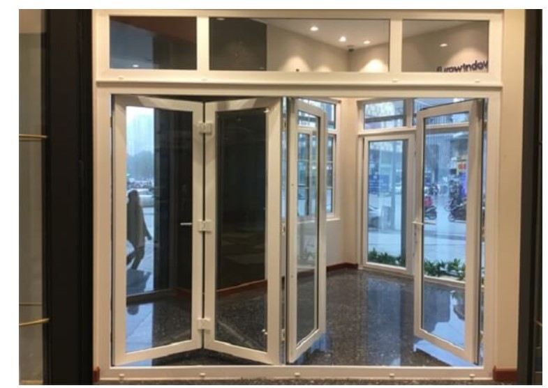 Mẫu cửa xếp trượt 4 cánh