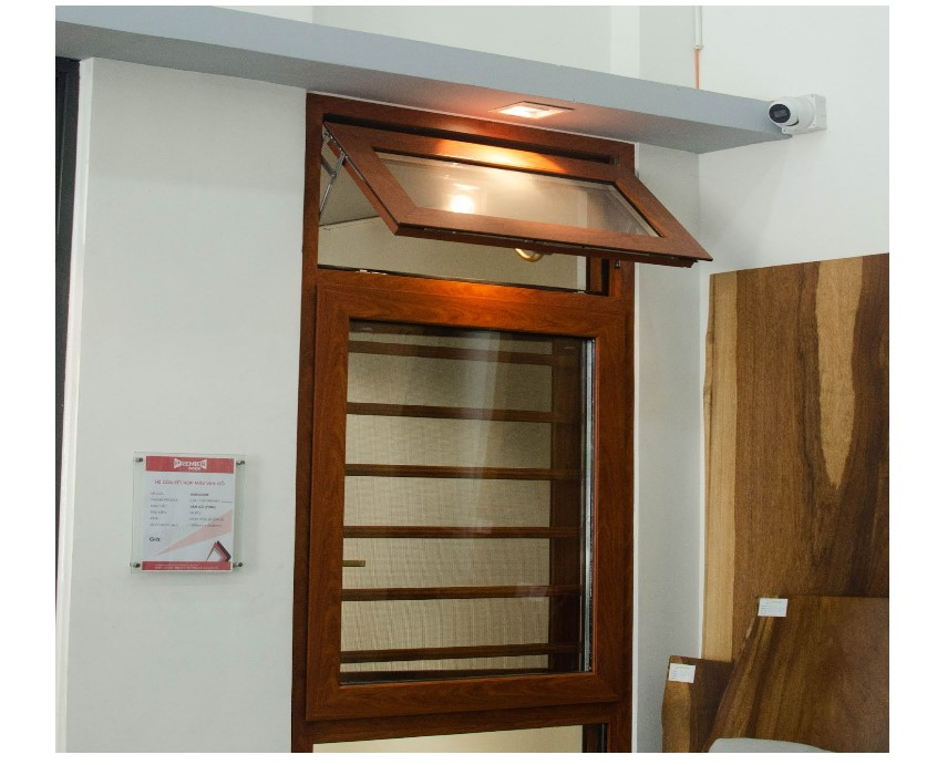 Cửa nhôm Xingfa vân gỗ