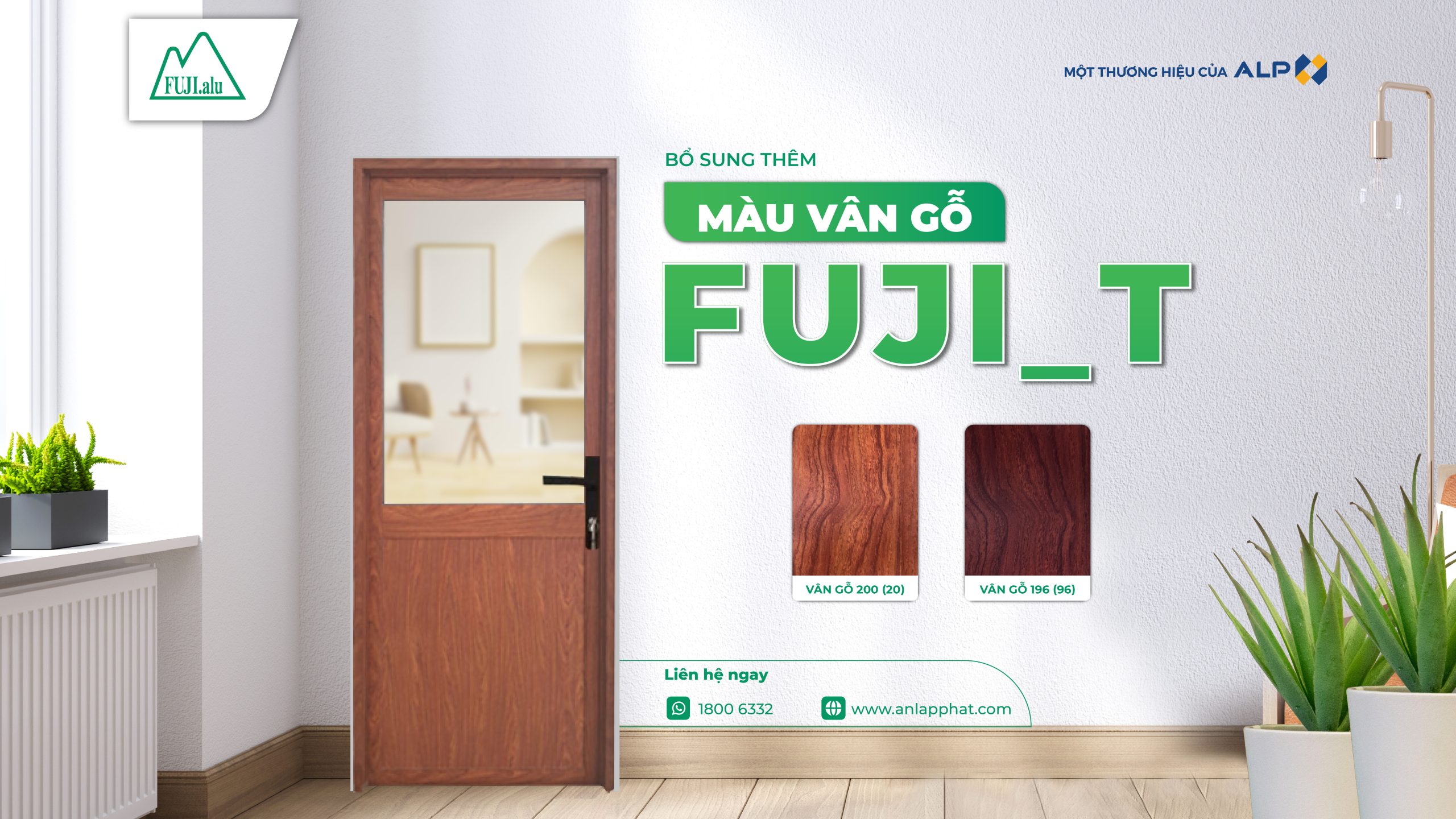 BỔ SUNG MÀU VÂN GỖ CHO MÃ NHÔM FUJI_T  – “ĐA DẠNG SỰ LỰA CHỌN MÀU SẮC”
