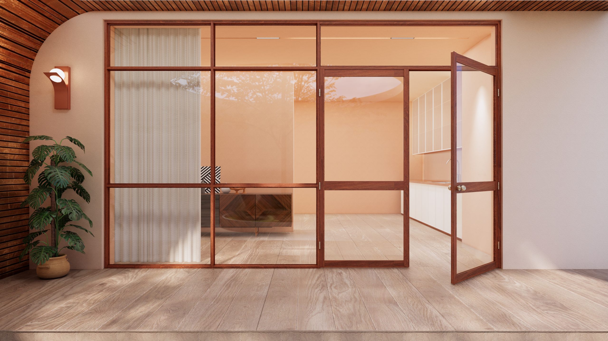 Màu sắc cửa nhôm phù hợp với gia chủ mệnh Hỏa