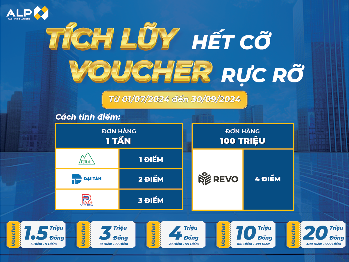 CHƯƠNG TRÌNH KHUYẾN MÃI QUÝ III 2024 – “TÍCH LŨY HẾT CỠ, VOUCHER RỰC RỠ”