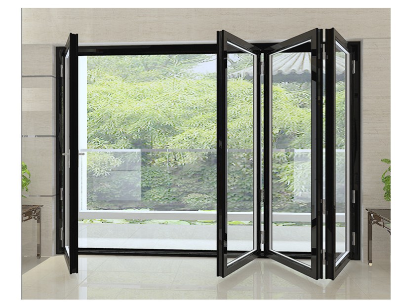 Mẫu cửa xếp trượt 4 cánh