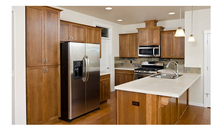 Tủ bếp giả gỗ