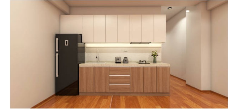 Tủ bếp giả gỗ