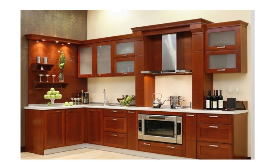 Tủ bếp giả gỗ